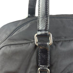 Prada Vintage Black Nylon/Patent Shoulder Bag