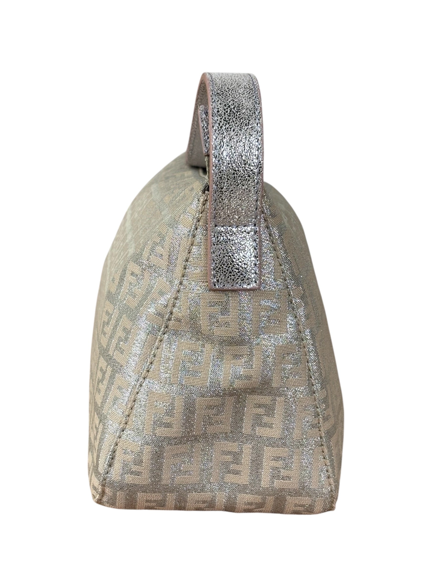 Fendi Vintage Zucchino FF Logo Shoulder Bag