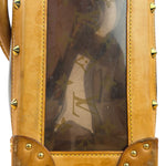 Louis Vuitton Vintage Brown Leather/PVC Monogram Ambre Tote
