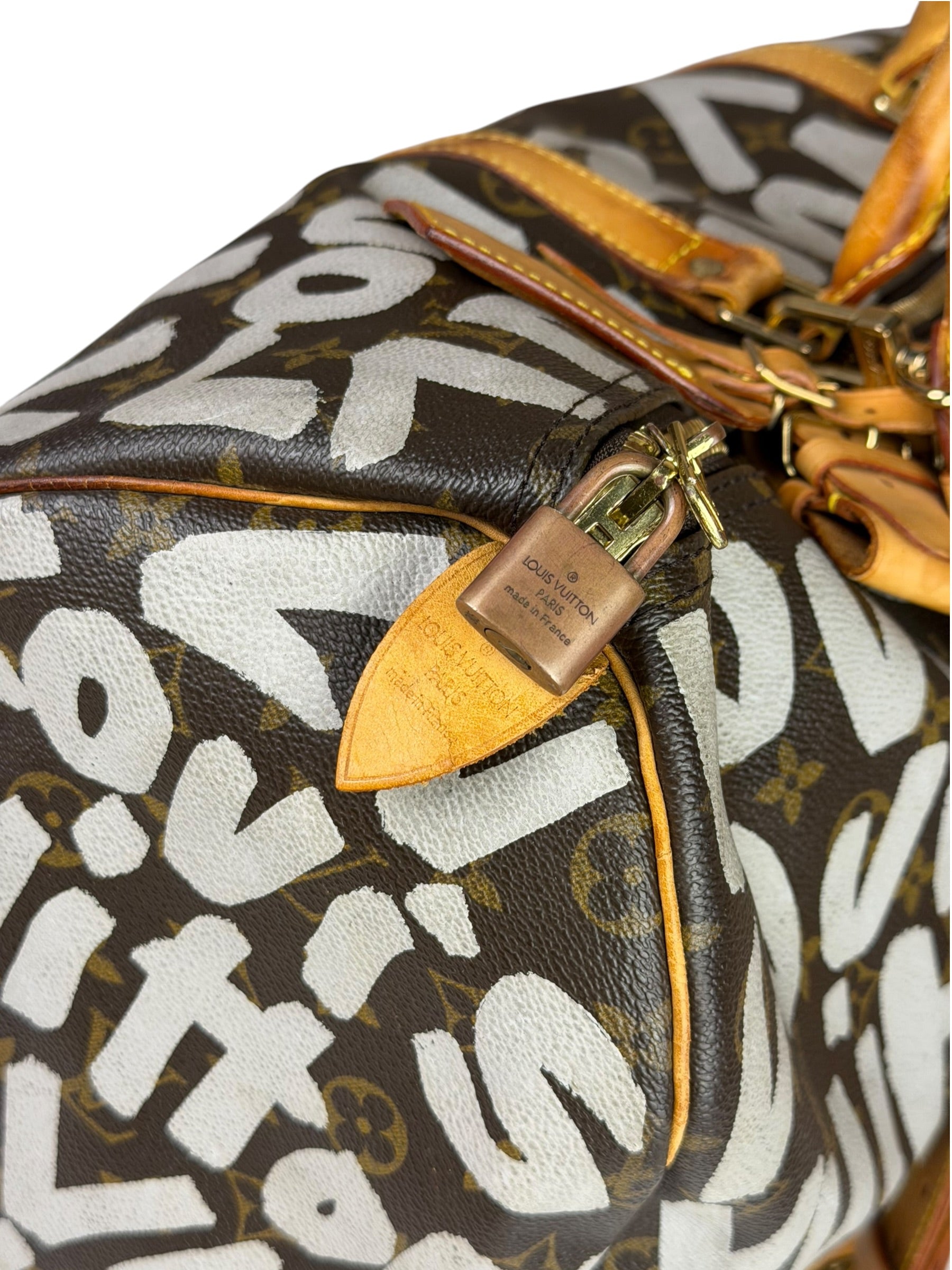 Louis Vuitton x Stephen Sprouse Monogram Graffiti Keepall 50
