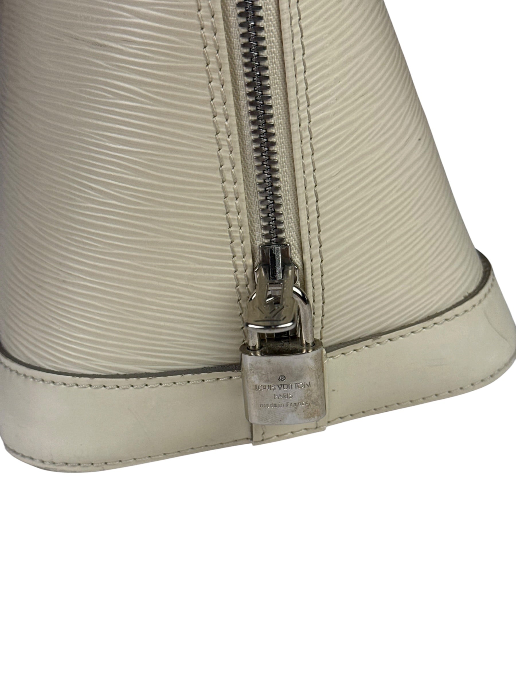 Louis Vuitton Ivorie Epi Leather Alma Handbag MM