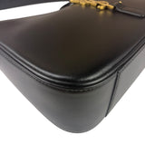 Yves Saint Laurent Black Leather Le 5 À 7 Hobo Bag