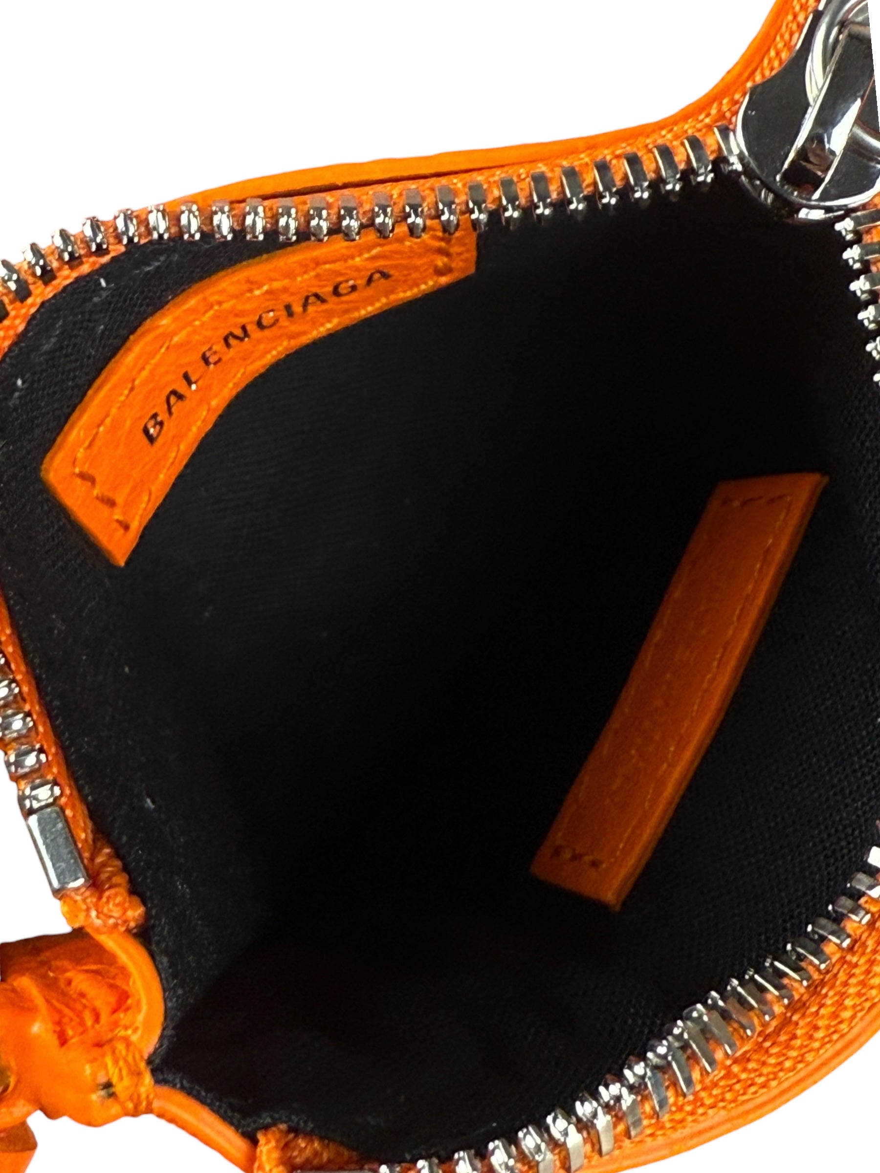 Balenciaga Le Cagole Zip Pouch Orange