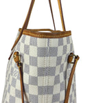 Louis Vuitton Damier Azur Neverfull MM w/ Pouch