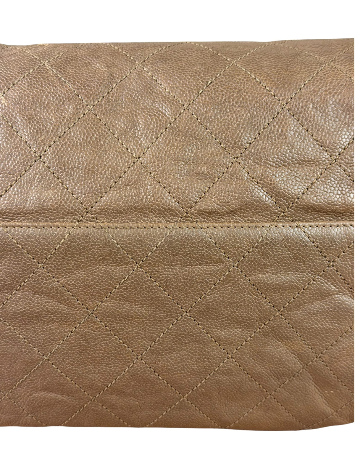 Chanel Brown Caviar Jumbo Easy Flap 2012