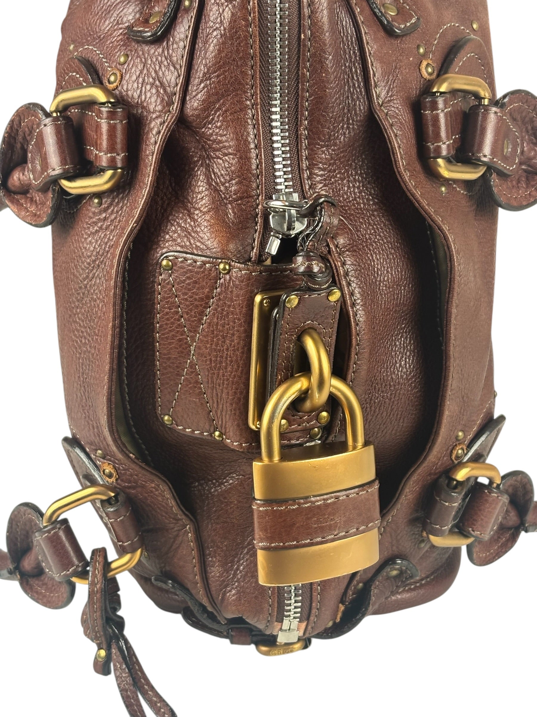 Chloe Paddington Brown Leather Handbag