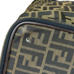 Fendi Vintage Zucca Canvas Collapsible Shoulder Bag