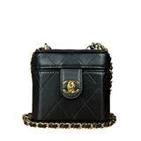 Chanel Lambskin Quilted Leather Cosmetic Bag