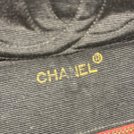 Chanel Vintage Burgundy Cotton Pairs-Seoul Pagoda Flap Bag