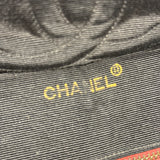 Chanel Vintage Burgundy Cotton Pairs-Seoul Pagoda Flap Bag