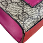 Gucci Padlock Medium Leather Chain Shoulder Bag Beige/Red/Pink