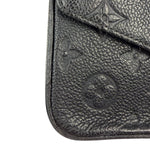 Louis Vuitton Black Leather Monogram Felicie Pochette
