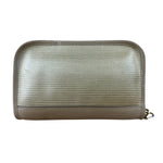 YSL Vintage Grey Leather Travel Pouch