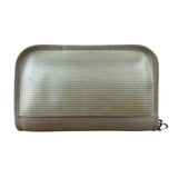 YSL Vintage Grey Leather Travel Pouch