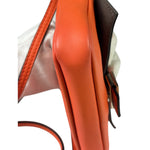 Fendi Orange Leather Mini Baguette