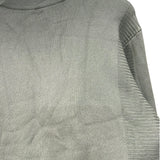 Issey Miyake Pleats Please Green Ribbed Knit Sweater
