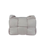 Bottega Veneta Light Pink Mini Padded Nylon Cassette Bag