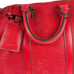 Louis Vuitton Red Epi Keepall 45