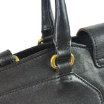 YSL Black Leather Cabas Chyc 2Way