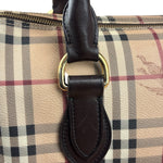 Burberry Vintage House Check Haymarkett Chester Bowling Handbag