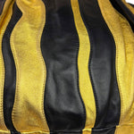 Prada Bicolor Leather Nappa Waves Tote Bag