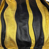 Prada Bicolor Leather Nappa Waves Tote Bag