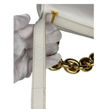 Bottega Veneta White Leather Mount Shoulder Bag