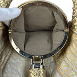Fendi Metallic Gold Spy Shoulder Bag