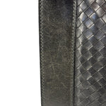 Bottega Veneta Black Intrecciato Zip Pouch
