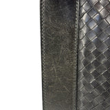 Bottega Veneta Black Intrecciato Zip Pouch