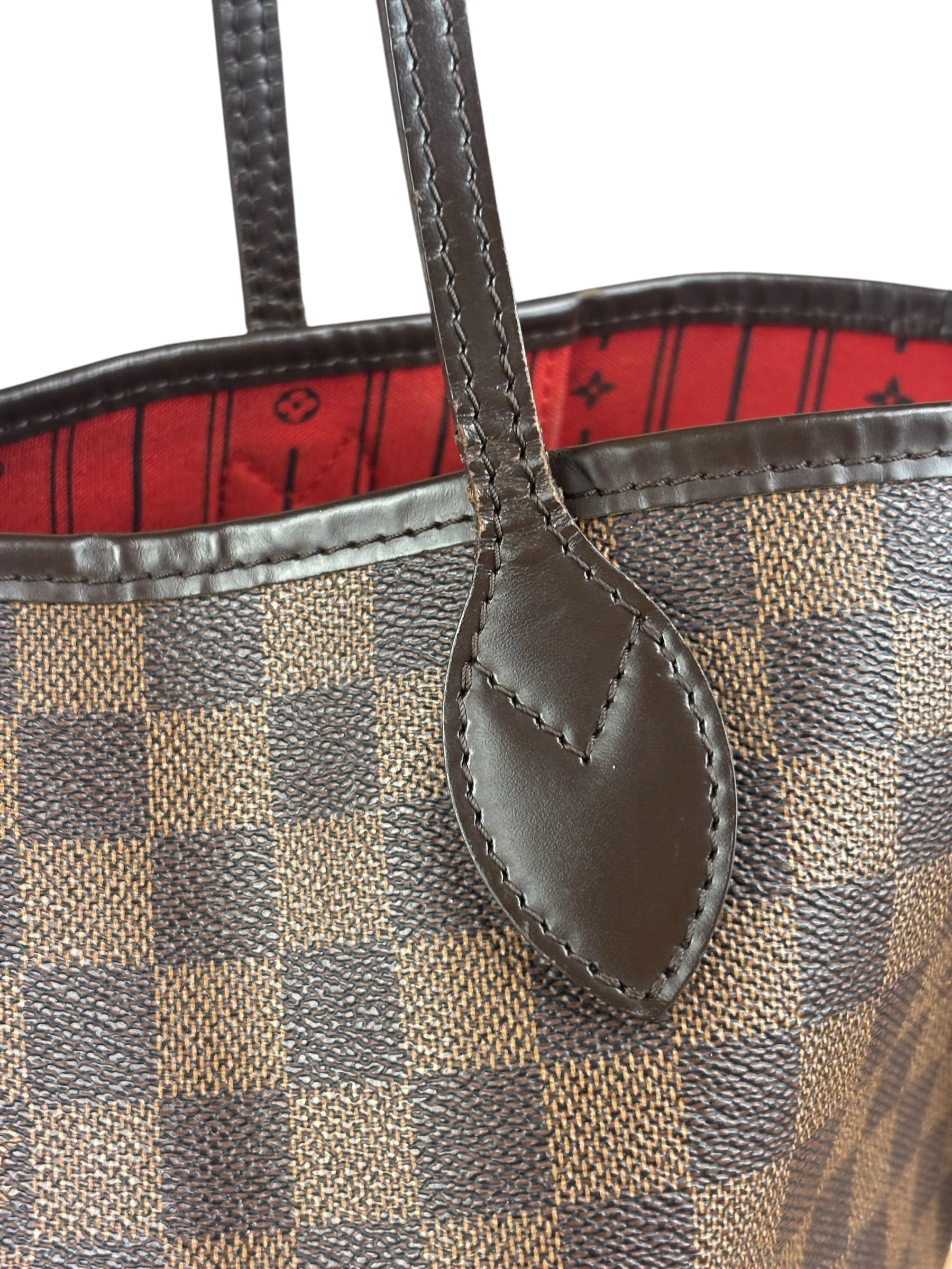Louis Vuitton Damier Ebene Monogram Neverfull MM