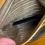 Prada Saffiano Promenade Handbag Mustard