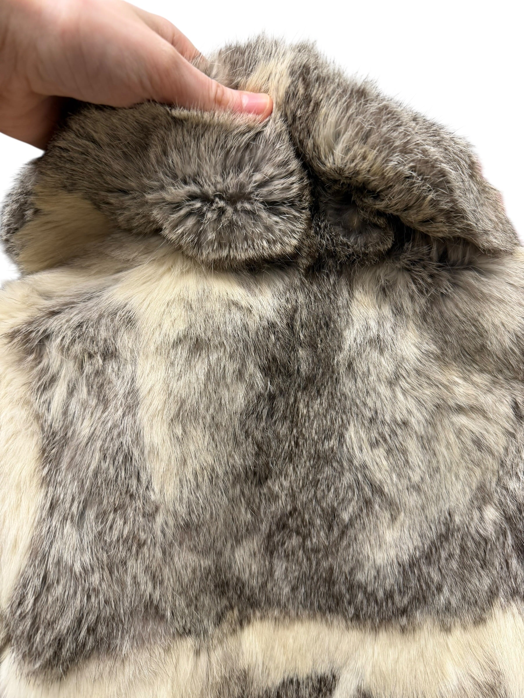 Vintage Ivory/Brown Chinchilla Fur Coat (Toddler's)