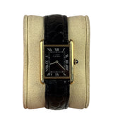Cartier Must De Tank Black Roman Dial 1970's