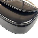 Gucci Black Leather Bamboo Night Small Clutch/Pochette