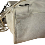 Balenciaga Ivory Leather Classic City Bag