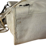 Balenciaga Ivory Leather Classic City Bag