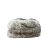 Vintage Clip-in Grey Fur Hat
