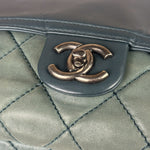 Chanel Sage Green Quilted Leather Flap Bag 2011