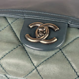 Chanel Sage Green Quilted Leather Flap Bag 2011