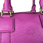 Loewe Vintage Pink Pebbled Leather Mini Boston Bag