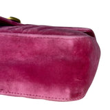 Gucci GG Marmont Pink Velour Chain Bag