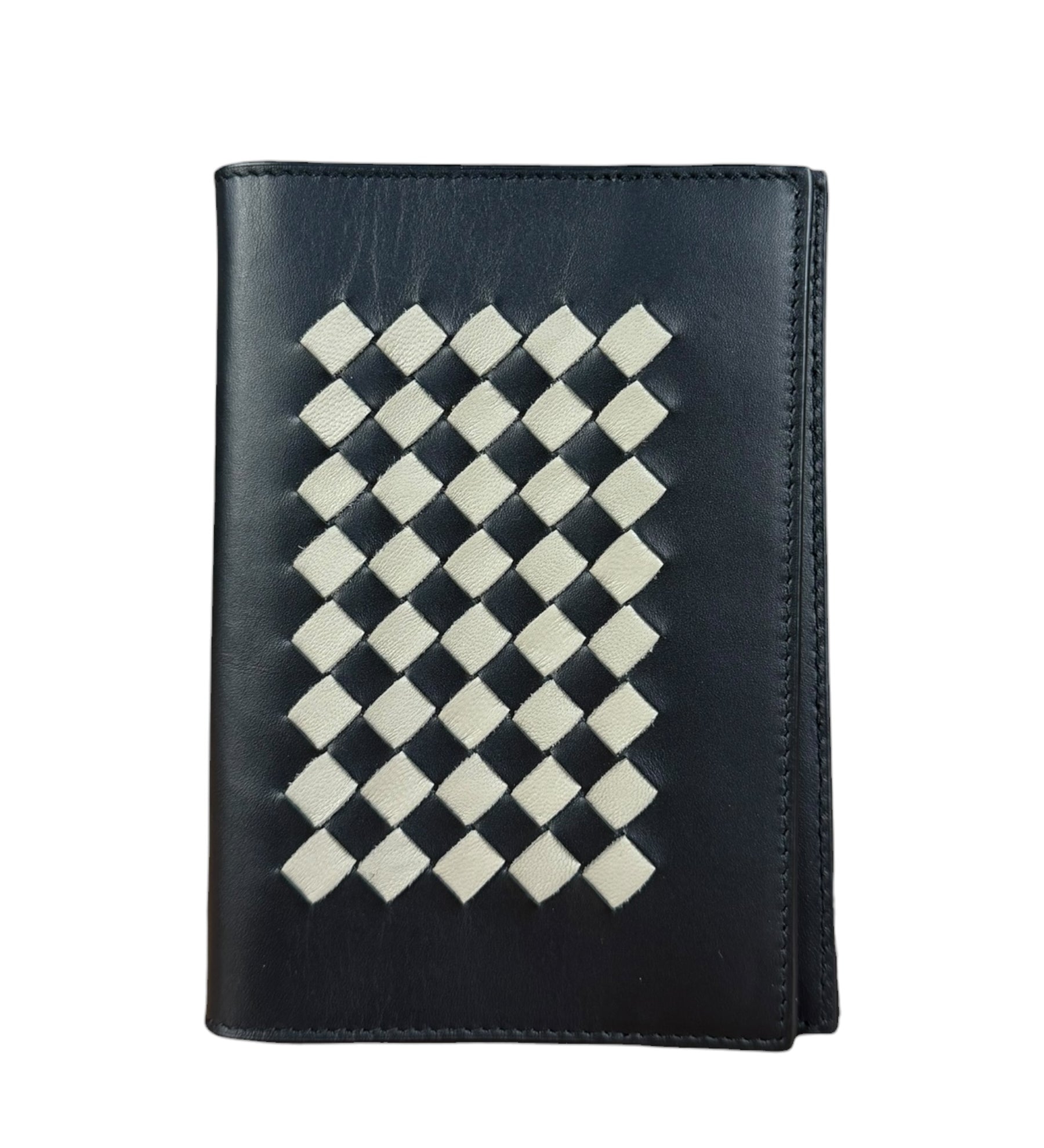 Bottega Veneta Vintage Intrecciato Passport Holder