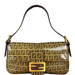 Fendi FF Sequin PVC Coated Canvas Baguette
