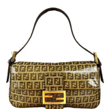 Fendi FF Sequin PVC Coated Canvas Baguette