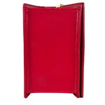 Versace Vintage Red Leather Top Handle Bag