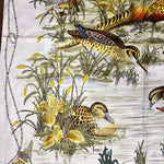 Gucci Vintage Silk Bird Bath Scarf