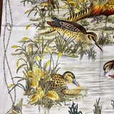 Gucci Vintage Silk Bird Bath Scarf