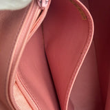 Chanel Vintage Pink Quilted Leather Trapezoid Flap Bag