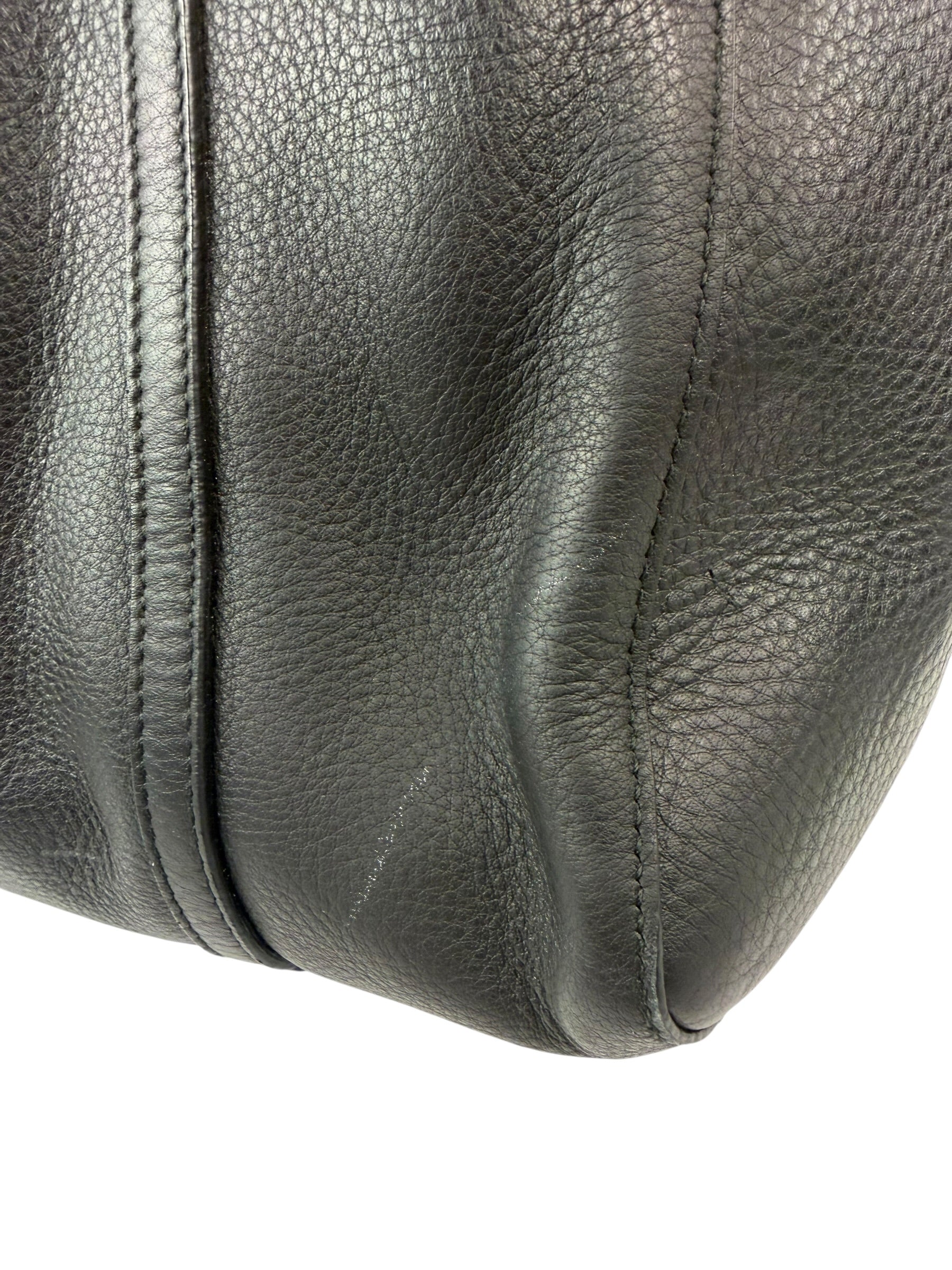 Balenciaga Black Leather Tote Bag